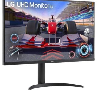Monitor Profesional LG UltraFine 32UR550-B 31.5"/ 4K/ Multimedia/ Regulable en altura/ Negro