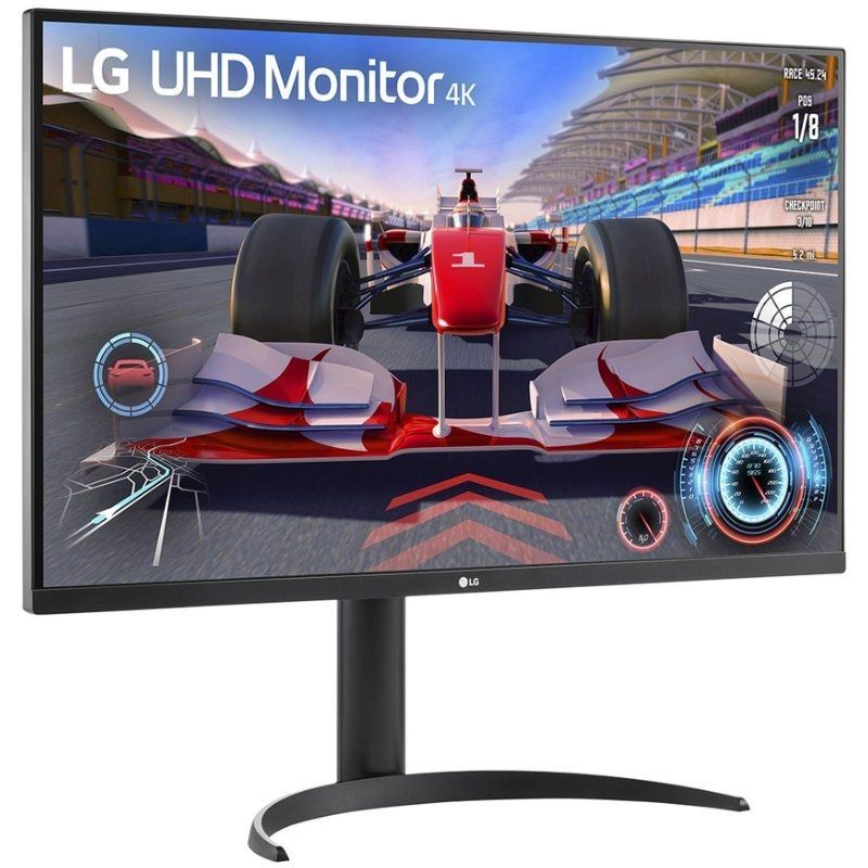 Monitor Profesional LG UltraFine 32UR550-B 31.5"/ 4K/ Multimedia/ Regulable en altura/ Negro