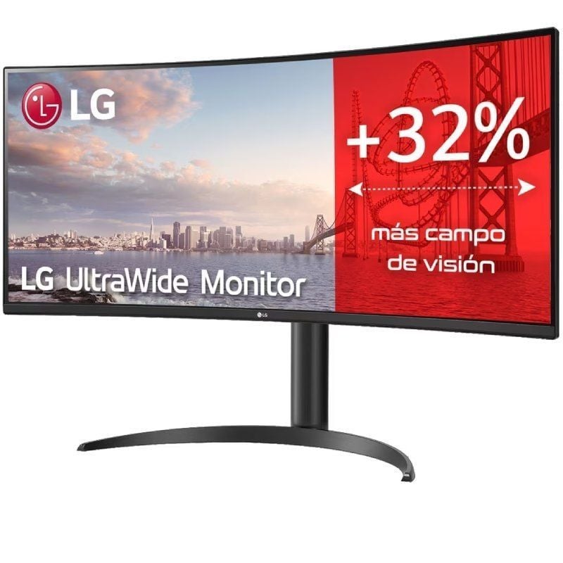 Monitor Profesional Ultrapanorámico Curvo LG UltraWide 34WP75CP-B 34"/ WQHD/ Multimedia/ Negro