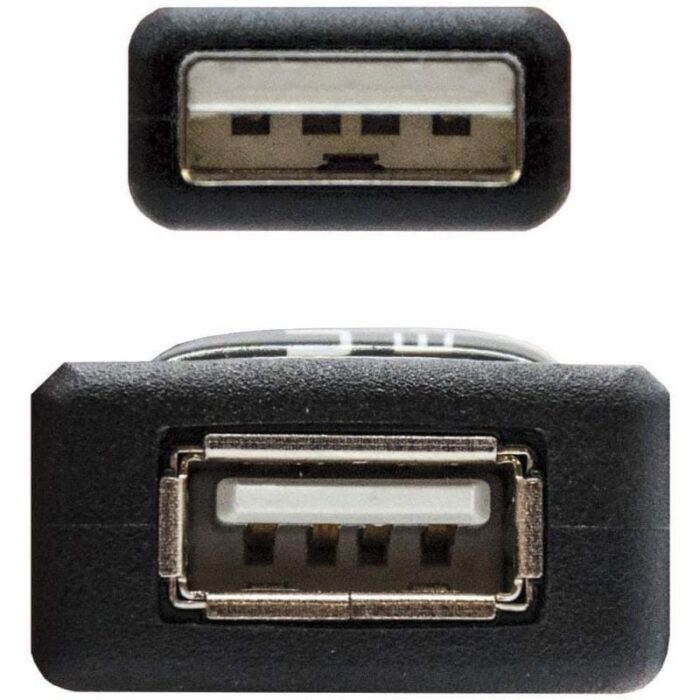 Cable Alargador USB 2.0 Nanocable 10.01.0213/ USB Macho - USB Hembra/ 15m/ Negro