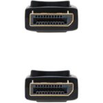 Cable Displayport 1.2 4K Nanocable 10.15.2302/ Displayport Macho - Displayport Macho/ 2m/ Negro