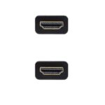 Cable HDMI 2.0 4K Nanocable 10.15.3701/ HDMI Macho - HDMI Macho/ 1m/ Negro/ Azul