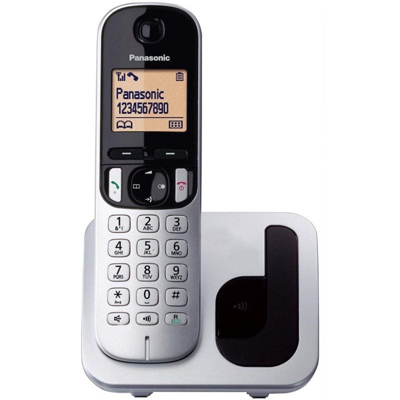 Teléfono Inalámbrico Panasonic KX-TGC210SP/ Plata