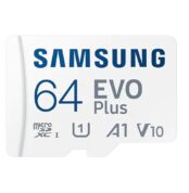 Tarjeta de Memoria Samsung EVO Plus 2021 64GB microSD XC con Adaptador/ Clase 10/ 130MBs