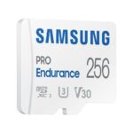 Tarjeta de Memoria Samsung Pro Endurance 256GB microSD XC con Adaptador/ Clase 10/ 100MBs