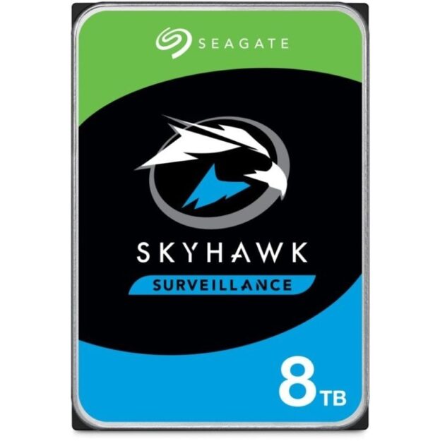 Disco Duro Seagate SkyHawk Surveillance 8TB/ 3.5"/ SATA III/ 256MB