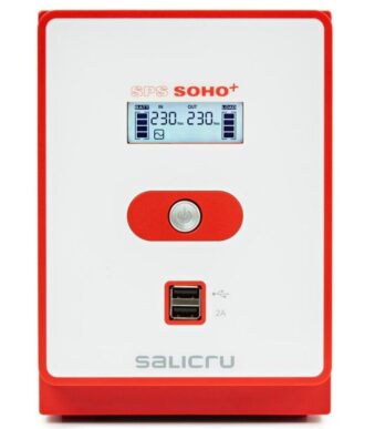 SAI Línea Interactiva Salicru SPS 2200 SOHO+/ 2200VA-1200W/ 4 Salidas/ Formato Torre