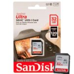 Tarjeta de Memoria SanDisk Ultra 32GB SD HC UHS-I - SDXC/ Clase 10/ 120MBs