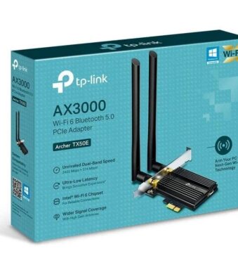 Tarjeta de Red Inalámbrica-PCI Express TP-Link Archer TX50E/ 3000Mbps/ 2.4/5GHz