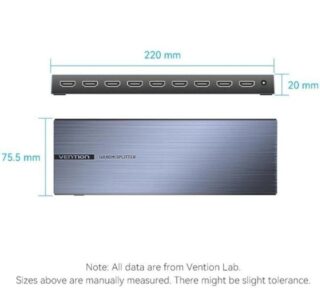 Splitter HDMI 8 en 1 Vention AKQB0-EU/ 8xHDMI