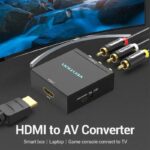 Convertidor HDMI a RCA Vention AEEB0/ HDMI Hembra - RCA Hembra - MiniUSB Hembra