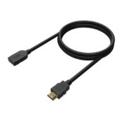 Cable Alargador HDMI Aisens A120-0547/ HDMI Macho - HDMI Hembra/ Hasta 10W/ 2250Mbps/ 5m/ Negro