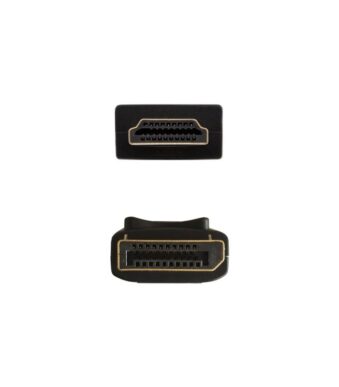 Cable Conversor Aisens A125-0364/ DisplayPort Macho - HDMI Macho/ Hasta 5W/ 2300Mbps/ 2m/ Negro