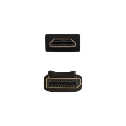 Cable Conversor Aisens A125-0364/ DisplayPort Macho - HDMI Macho/ Hasta 5W/ 2300Mbps/ 2m/ Negro