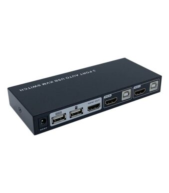 Conmutador KVM HDMI Aisens A111-0400/ 2PC con 1 sólo teclado y ratón