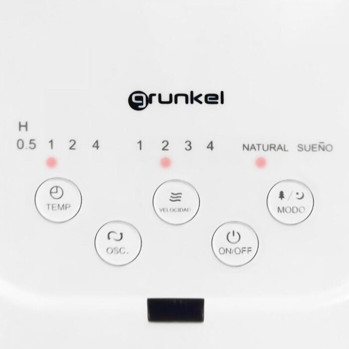 Ventilador de Pie Grunkel FAN-14SILENCE/ 24W/ 5 Aspas 35cm/ 4 Velocidades