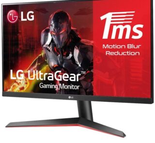 Monitor Gaming LG 24MP60G-B 23.8"/ Full HD/ 1ms/ 75Hz/ IPS/ Negro