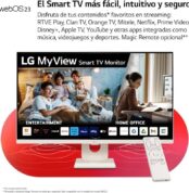 Smart Monitor LG MyView 32SR50F-W 31.5"/ Full HD/ Smart TV/ Multimedia/ Blanco