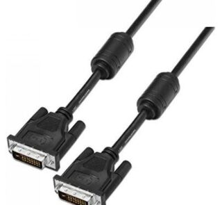 Cable DVI Dual Nanocable 10.15.0802/ DVI Macho - DVI Macho/ 1.8m/ Negro