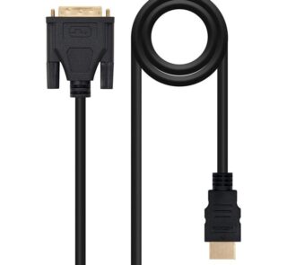 Cable HDMI Nanocable 10.15.0503/ DVI Macho - HDMI Macho/ 3m/ Negro