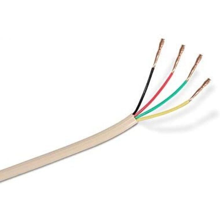 Bobina de Cable de Teléfono 4C Nanocable 10.32.1002-OEM/ 100m/ Beige