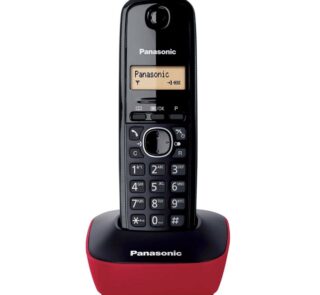 Teléfono Inalámbrico Panasonic KX-TG1611/ Negro y Rojo