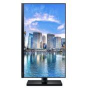 Monitor Profesional Samsung LF24T450FQR 24"/ Full HD/ Regulable en altura/ Negro