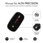 Ratón Inalámbrico por Bluetooth Subblim LED Dual Flat/ Batería recargable/ Hasta 1600 DPI