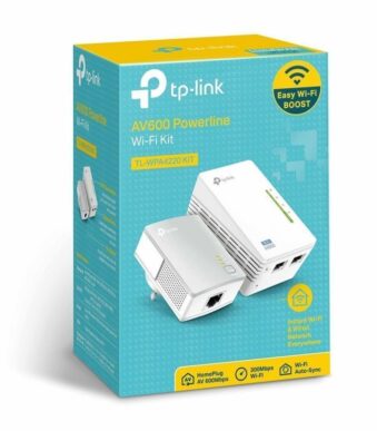 Adaptador Powerline TPLink WPA4220Kit 500Mbps/ Alcance 300m/ Pack de 2
