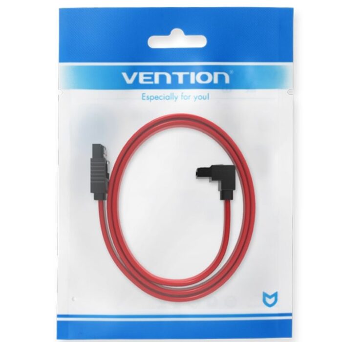 Cable SATA Vention KDDRD/ SATA Hembra - SATA Hembra/ 50cm/ Rojo