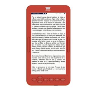 Libro Electrónico Ebook Woxter Scriba 195 S/ 4.7"/ Tinta Electrónica/ Rojo
