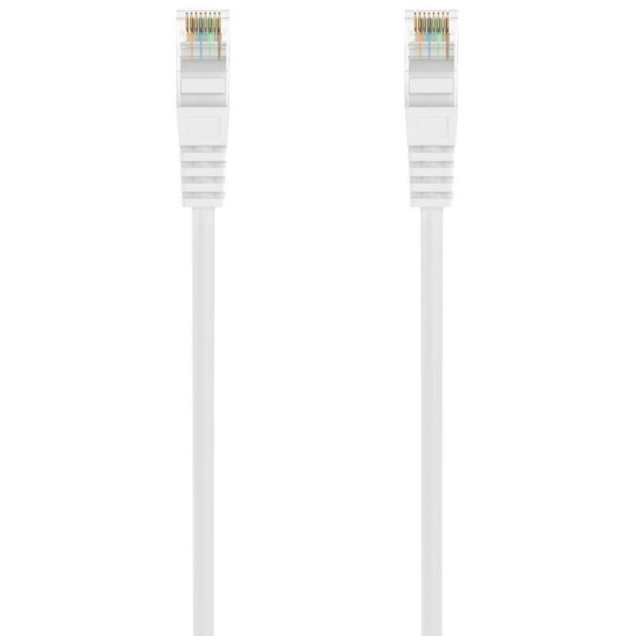 Cable de Red RJ45 AWG24 UTP Aisens A145-0593 Cat.6A/ LSZH/ 50cm/ Blanco