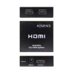 Duplicador HDMI Aisens A123-0506/ 2x HDMI Hembra/ HDMI Macho - USB Hembra