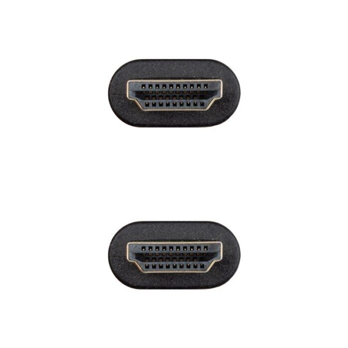 Cable HDMI 2.0 4K CCS Nanocable 10.15.3902/ HDMI Macho - HDMI Macho/ 2m/ Negro