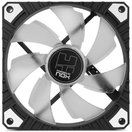 Ventilador Nox H-Fan Pro White/ 12cm/ Blanco