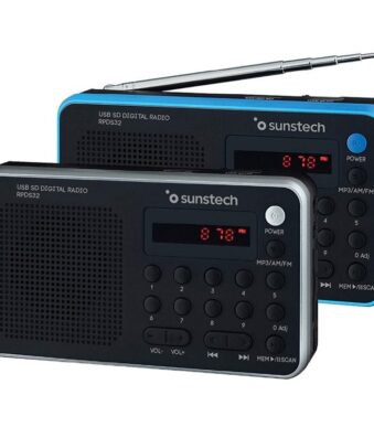 Radio Portátil Sunstech RPD32SL/ Plata