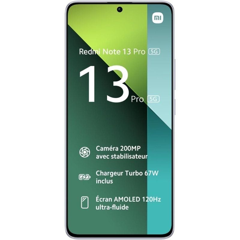 Smartphone Xiaomi Redmi Note 13 Pro NFC 8GB/ 256GB/ 6.67"/ 5G/ Púrpura