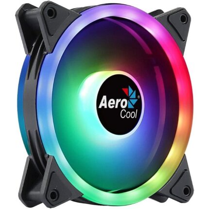 Ventilador Aerocool Duo 12/ 12cm/ RGB