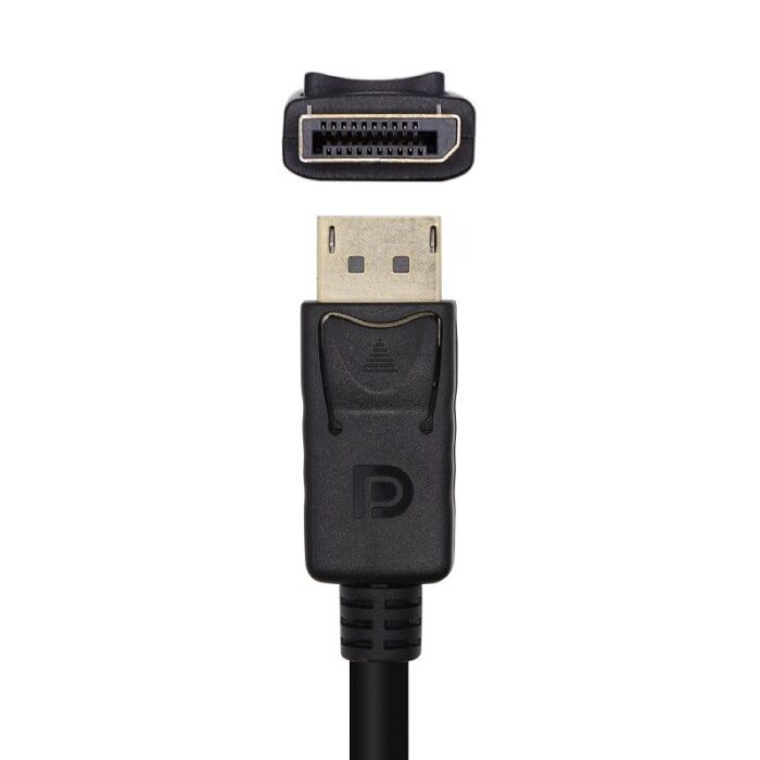 Cable Conversor Aisens A125-0460/ Displayport Macho - HDMI Macho/ Hasta 5W/ 2300Mbps/ 3m/ Negro