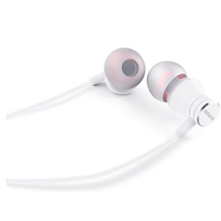 Auriculares Intrauditivos Aiwa ESTM-50USB-C/WT/ con Micrófono/ USB Tipo-C/ Blanco