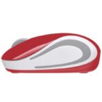 Ratón Mini Inalámbrico Logitech M187/ Hasta 1000 DPI/ Rojo