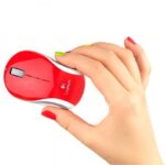 Ratón Mini Inalámbrico Logitech M187/ Hasta 1000 DPI/ Rojo