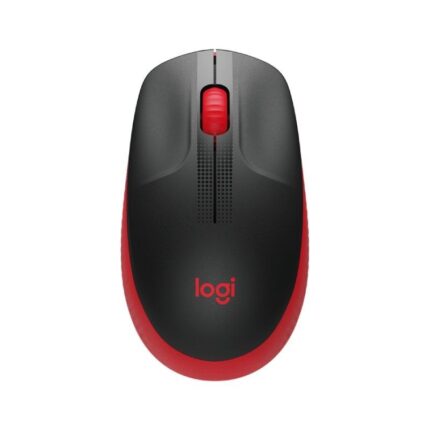 Ratón Inalámbrico Logitech M190/ Hasta 1000 DPI/ Rojo