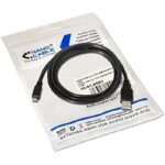 Cable USB 2.0 Nanocable 10.01.0501/ USB Macho - MicroUSB Macho/ 1.8m/ Negro