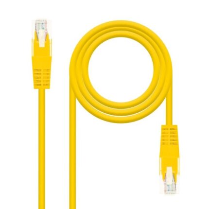 Cable de Red RJ45 UTP Nanocable 10.20.0400-L25-Y Cat.6/ 25cm/ Amarillo