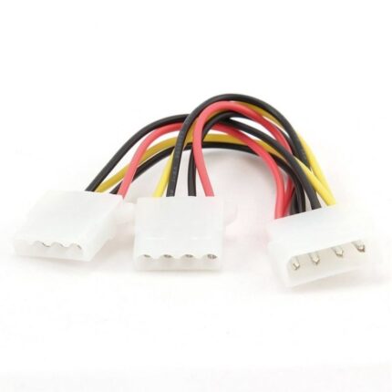 Cable Duplicador Molex 3GO CMOLEXY/ Molex Macho - 2 x Molex Hembra