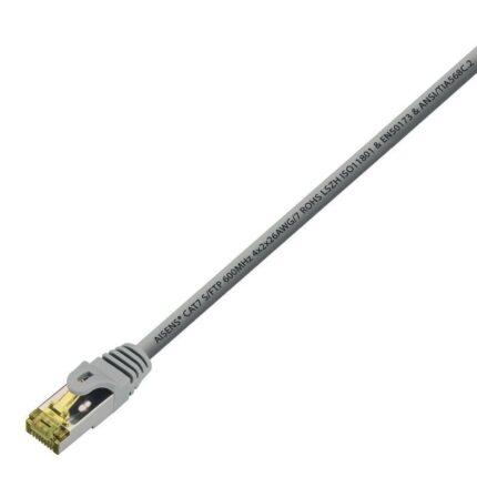 Cable de Red RJ45 SFTP Aisens A146-0339 Cat.7/ 15m/ Gris