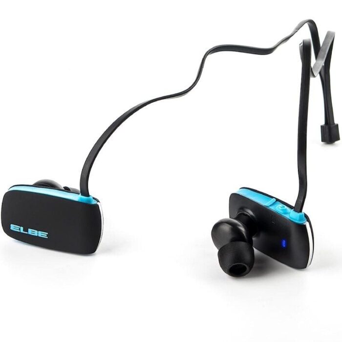 Auriculares Inalámbricos Deportivos Elbe ABT-038-DEP/ con Micrófono/ Bluetooth/ Azules y Negros