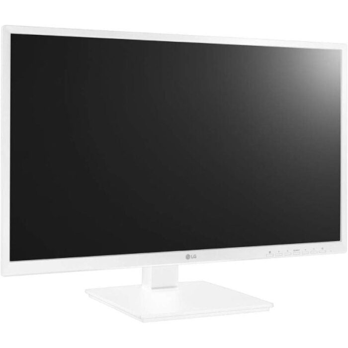 Monitor Profesional LG 24BK55YP-W 23.8"/ Full HD/ Multimedia/ Regulable en altura/ Blanco