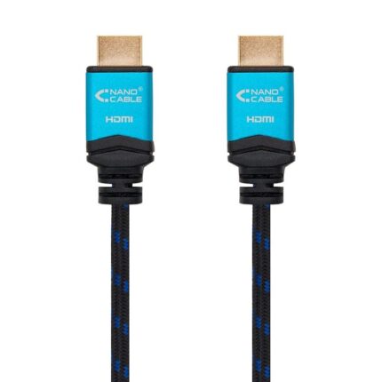 Cable HDMI 2.0 4K Nanocable 10.15.3703/ HDMI Macho - HDMI Macho/ 3m/ Negro